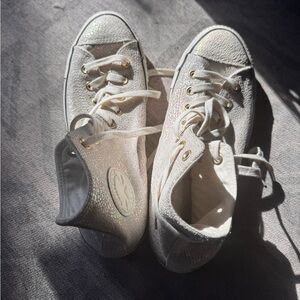 Iridescent Converse High-tops